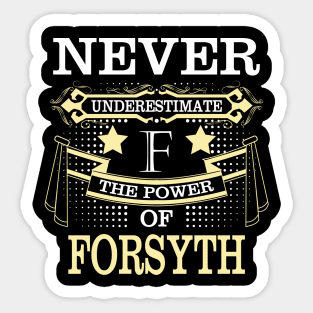 Forsyth Sticker